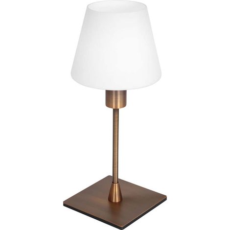 Steinhauer - tischlampe - Ancilla - bronze - glas metall - Ø 14cm (1/5)