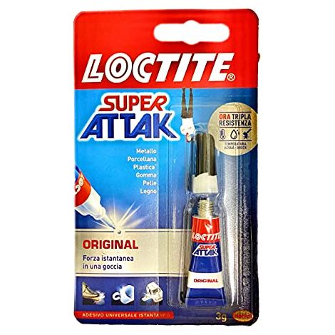 Adhesivo Loctite Original transparente 3 gramos rápido (1/4)