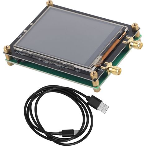 Generatore di segnali RF con touchscreen completo ADF4350 ADF4351 – Scansione di frequenza e controllo del punto, sorgente di segnale controllabile da PC per test di segnale avanzati.
