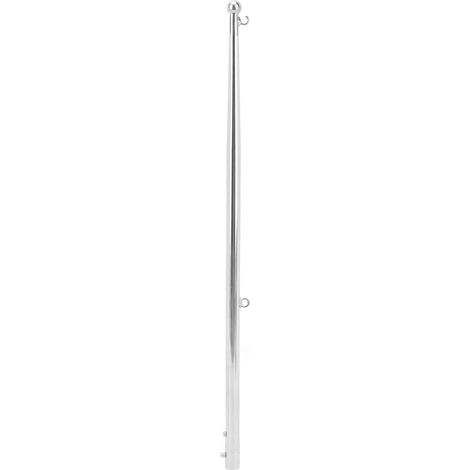 Mât de pavillon 610mm en acier inoxydable résistant aux intempéries et à la rouille pour yacht et bateau (1/5)