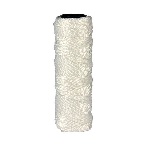 Cordeau Nylon Bianco 1,3 Millimetri 50M