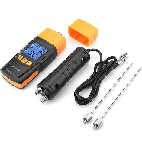 GM620 Digitales, einstellbares Holzfeuchtemessgerät mit LCD-Anzeige -10- 60℃
