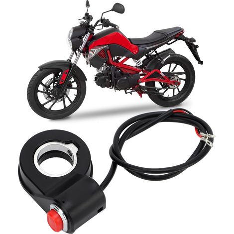 Lenkerknöpfe für Roller/Elektrofahrzeuge/Hupenknöpfe für Motorräder/Schalter/ovale Knöpfe mit der Kennzeichnung R, passend für 7/8" (22 mm) Lenker (1/5)