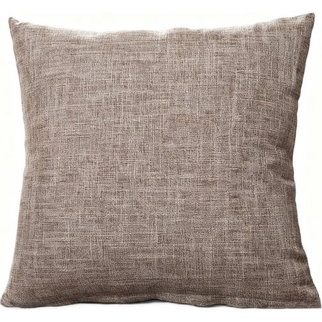 2 fundas decorativas para cojines，Estilo rústico campestre bohemio，Funda de lino grueso，Ideal para sofá cama u oficina (40x40 cm) (1/5)