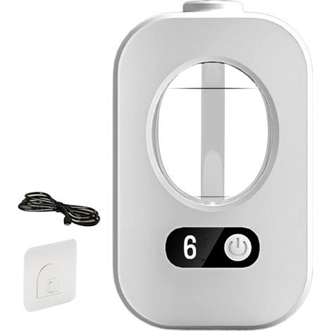 Désodorisant d'arômes sans eau Diffuseur automatique pour maison Construction PP, mode réglable à 6 vitesses, outil de parfum compact intelligent, chambre, salle de bain, bureau, hôtel, bureau (1/4)