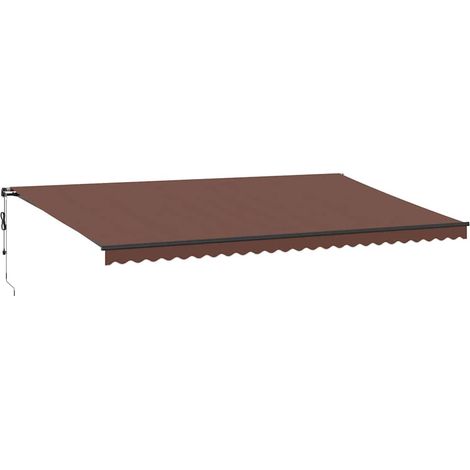 Maison Exclusive - Tenda da Sole Retrattile Automatica Marrone 600x350 cm