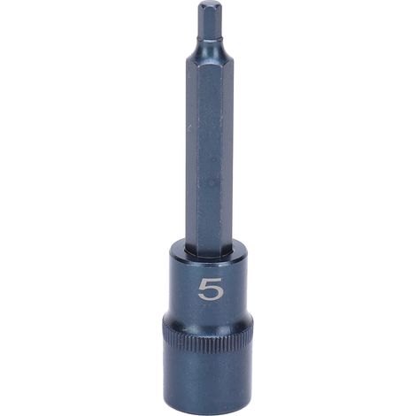 Embout de tournevis hexagonal, douille carrée de 1/2 pouce, acier allié S2, visserie pour clé (1/5)
