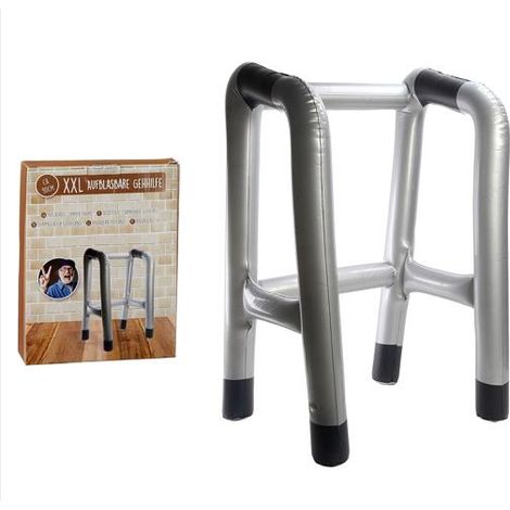 Andador inflable para abuela y abuelo, 80x60x45 cm.