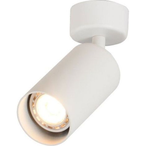 Spot LED en saillie Orientable pour Ampoule GU10/MR16 - Blanc - SILUMEN