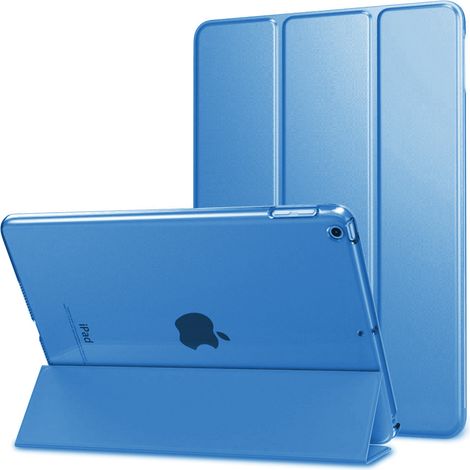 Étui compatible avec le nouvel iPad Mini 5 7,9 pouces - Coque fine et légère avec support et protection arrière translucide givrée, fonction veille/réveil automatique (1/5)
