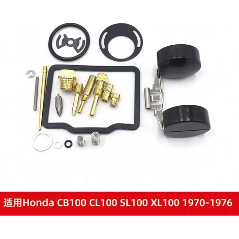 Kit de réparation de carburateur compatible avec Honda CB100 CL100 SL100 XL100 1970-1976