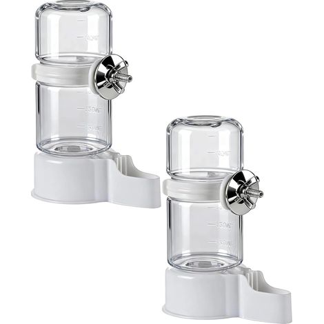 2 PCS Distributeur Automatique d'eau pour Oiseaux 140ml Oiseaux Buveur Automatique, Pratique et Hygiénique, Facile à Installer et Nettoyer pour Oise-aux, Passereaux, Perroquets (1/5)