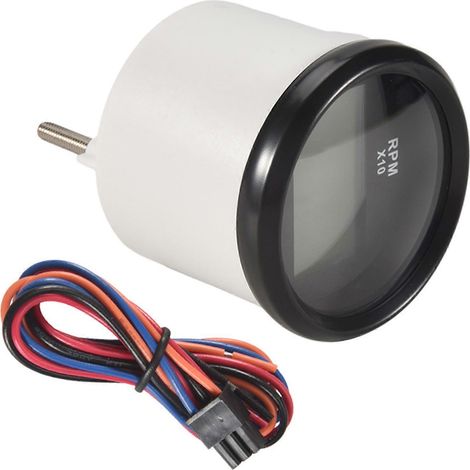Compteur d'heures de tachymètre numérique LED pour moteur hors-bord marin ou camping-car (1/5)