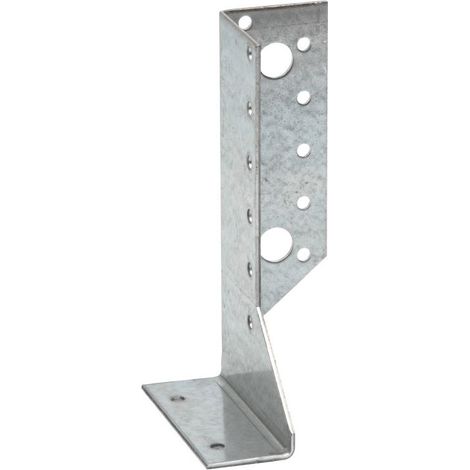Simpson Strong Tie – Sabot deux éléments SDE 60x158mm – épaisseur 2mm – Droit – Pour bois dur et teck – Fixation robuste pour structures en bois