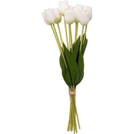 Bouquet di tulipani bianchi h48cm - Atmosphera créateur d'intérieur (1/2)