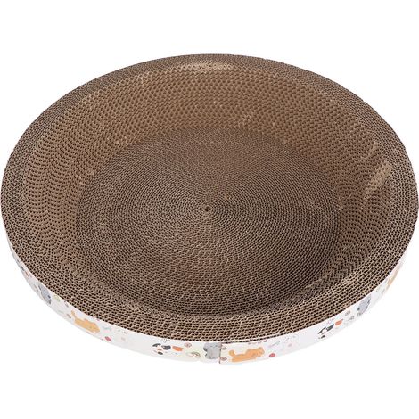 Griffoir en carton multifonctionnel grand espace pour faire ses griffes, en papier ondulé, pour chats d'intérieur (1/5)