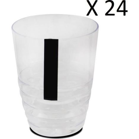 Lot de 24 verre à liqueur, verre dégustation - Diamètre 9 x Hauteur 11.5 cm -JUANIO (1/3)
