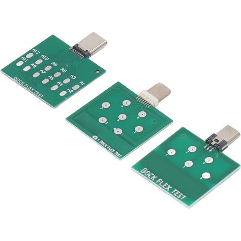 Micro-USB-Typ-C-Anschluss-Testkit, Leiterplattendetektor, Datenkabelsteckertester für Handy-Ladegeräte, Schnittstellendiagnose, Platinensatz (1/5)