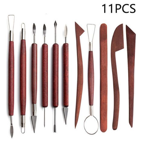 Altri strumenti speciali, set per modellare l'argilla, set di 11 coltelli portatili per modellare l'argilla polimerica in progetti fai da te.