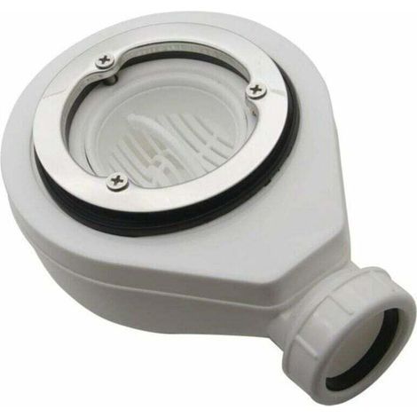 Horizontal drain without cover Ø90 DONA for shower trays (1/4)