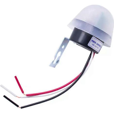 AS-20 DC 12V Wasserdichter, empfindlicher automatischer Fotoschalter Ein/Aus-Fotozellen-LED-Straßenlichtschalter-Sensor-Schalter-Werkzeug