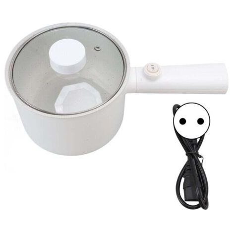 Marmite électrique multifonction de grande capacité de 1,8 L pour la friture, la cuisson à la vapeur et l'ébullition (1/3)