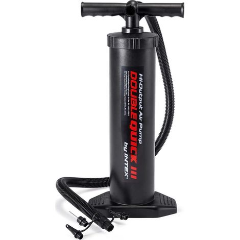 Pompe a piston double quick iii 48cm intex 68615