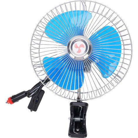 Gonetre Voiture Oscillant Ventilateur Puissant de Refroidissement (1/5)
