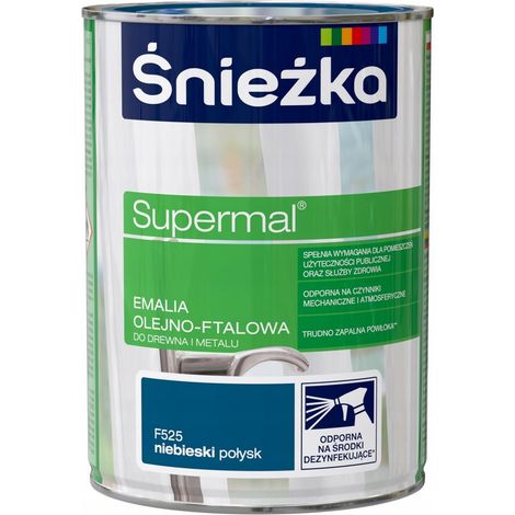 Śnieżka Supermal azul brillo 0,8L (1/2)