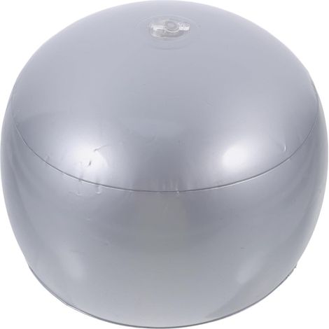 à chapeaux gonflable OUNONA en PVC argenté pour adultes (1/5)