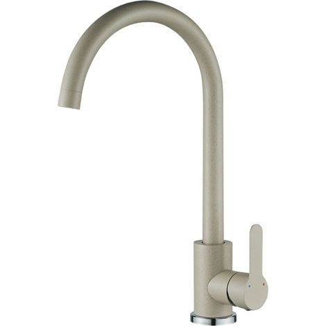 Robinet de cuisine MONO beige avec bec en U (1/2)