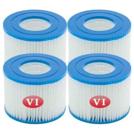 VI Filterkartuschen für Bestway Lay-Z-Spa, Ersatz für Miami Vegas Monaco BW58323 (1/5)