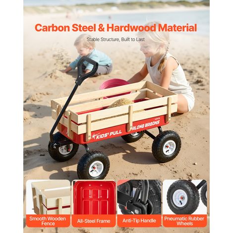 Chariot à Tirer Enfants 102 cm Chariot Enfant Tout-terrain pour (1/5)