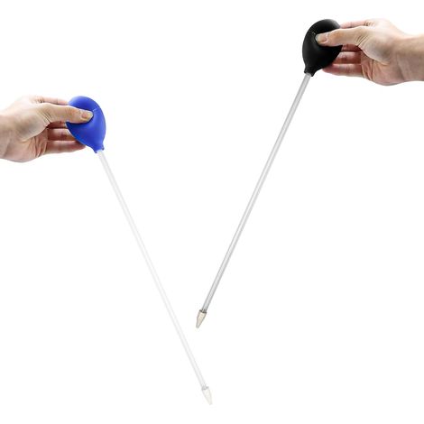 2 Pièces Pipettes Compte-Gouttes pour Aquarium, Coral Feeder, Accessoires Aquarium Réutilisable, pour Nourrir et Nettoyer les Poissons, 40 CM (1/5)