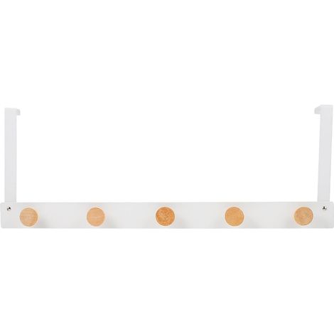 Sonnette Magnétique Japonaise 2 Pièces en Bois de Hêtre et Noyer avec Cloche en Laiton Décorative Fu, Design Minimaliste, Adhésive sans Perçage, pour Porte D'entrée (1/5)