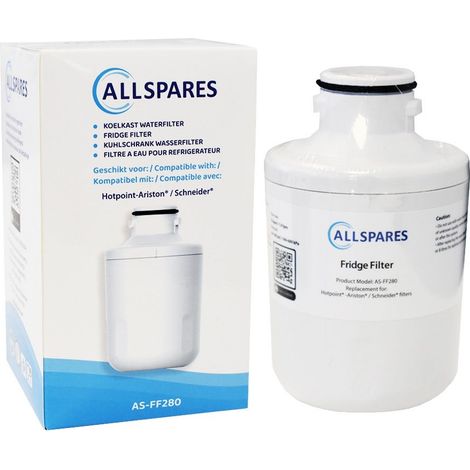 Filtro de agua AllSpares para refrigeradores americanos (de dos puertas) compatible con WPRO 482000091353 / C00300448