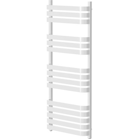 Vasco White 1200mm x 500mm Heated Towel Rail (1/5)