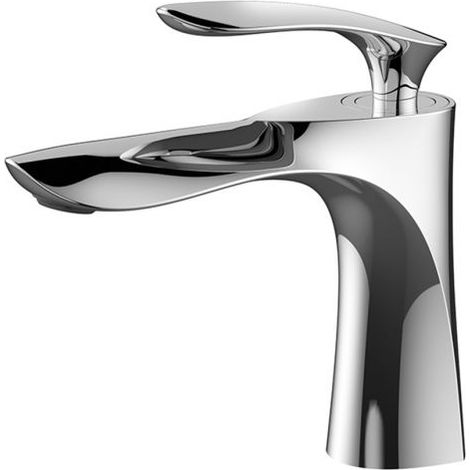 ROBINET DE LAVABO SUR PLAGE 035 EN LAITON CHROMÉ COLLECTION ERYMANTHE (1/4)