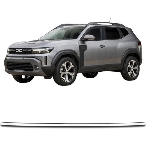Bordure de hayon en acier inoxydable chromé pour Dacia Duster à partir de 2024 (1/5)