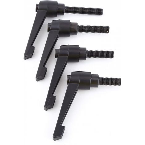 4 Stück Verstellbare Feststellgriffschraube 7-förmige Feststellschraube, M10X32 mm, L-förmige Feststellschraube (1/5)