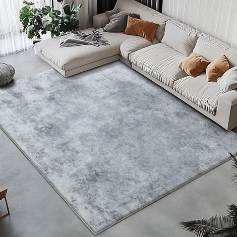 Teppich Wohnzimmer 200 x 250 cm Rechteckig Abstrakt Grau Weiß Multi (1/5)