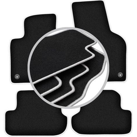 Tapis de sol Carlux argentés pour : Volkswagen Beetle cabriolet, coupé (2012-2019) (1/5)