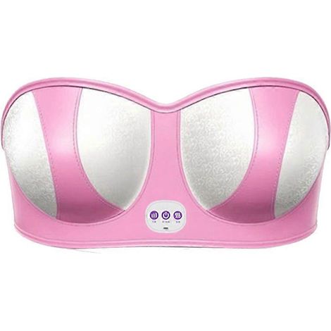 Intelligenter elektrischer Brust-BH, USB-aufladbar, mit multifunktionaler Massagefunktion, rosa (1/5)