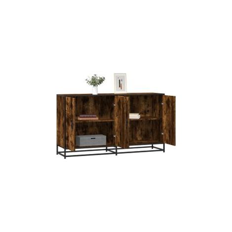 Buffet chêne fumé 134x35x76 bois d'ingénierie (1/5)