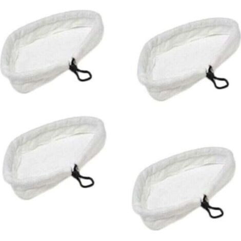 Balai vapeur triangulaire en microfibre 4 pièces pour balais H2O, X5, S302, S001 (1/4)