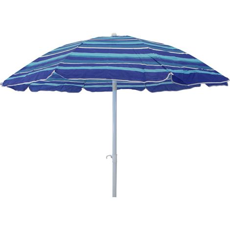 Runder Strandweg Ø1,80 cm mit Stahlstange und Abdeckung in TNT Blue Beach