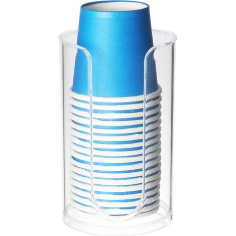 Distributeur de gobelets en papier en plastique, grand format (7,8 x 12,8 cm) - gobelets en papier