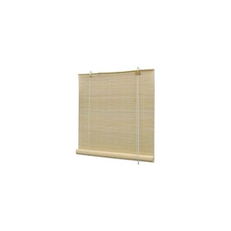 Store enrouleur en bambou naturel, 80 x 160 cm - Crezuo (1/4)