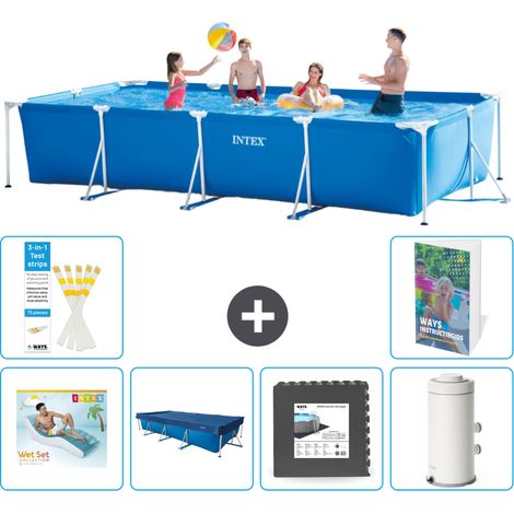 Rechteckiger Frame Pool - 450x220x84 cm - 7-teilig S11