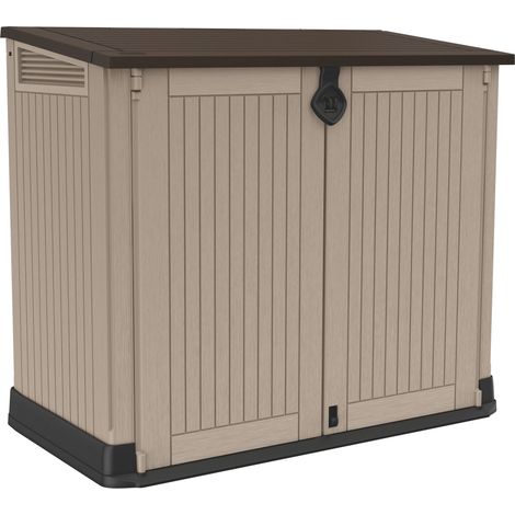 Keter baule porta attrezzi da giardino 'store in out midi' cm. 132x71,5x113,5 h col. beige - Keter